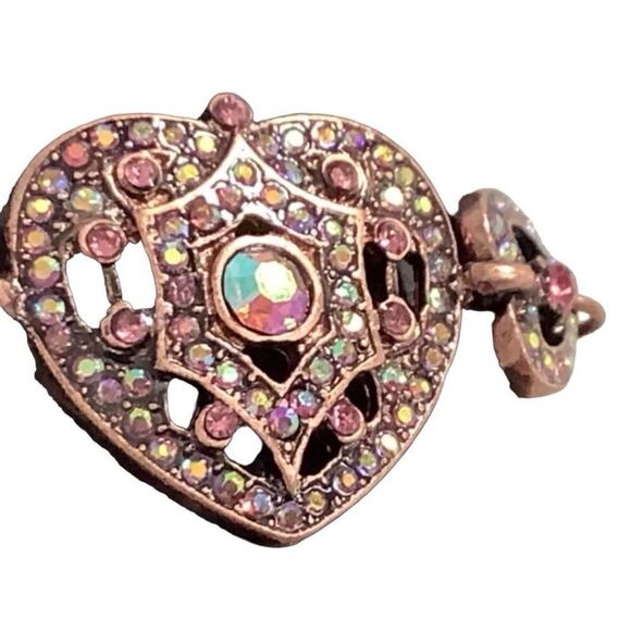 Kirks Folly Remember You By Heart Bracelet Coppertone - Picture 7 of 12